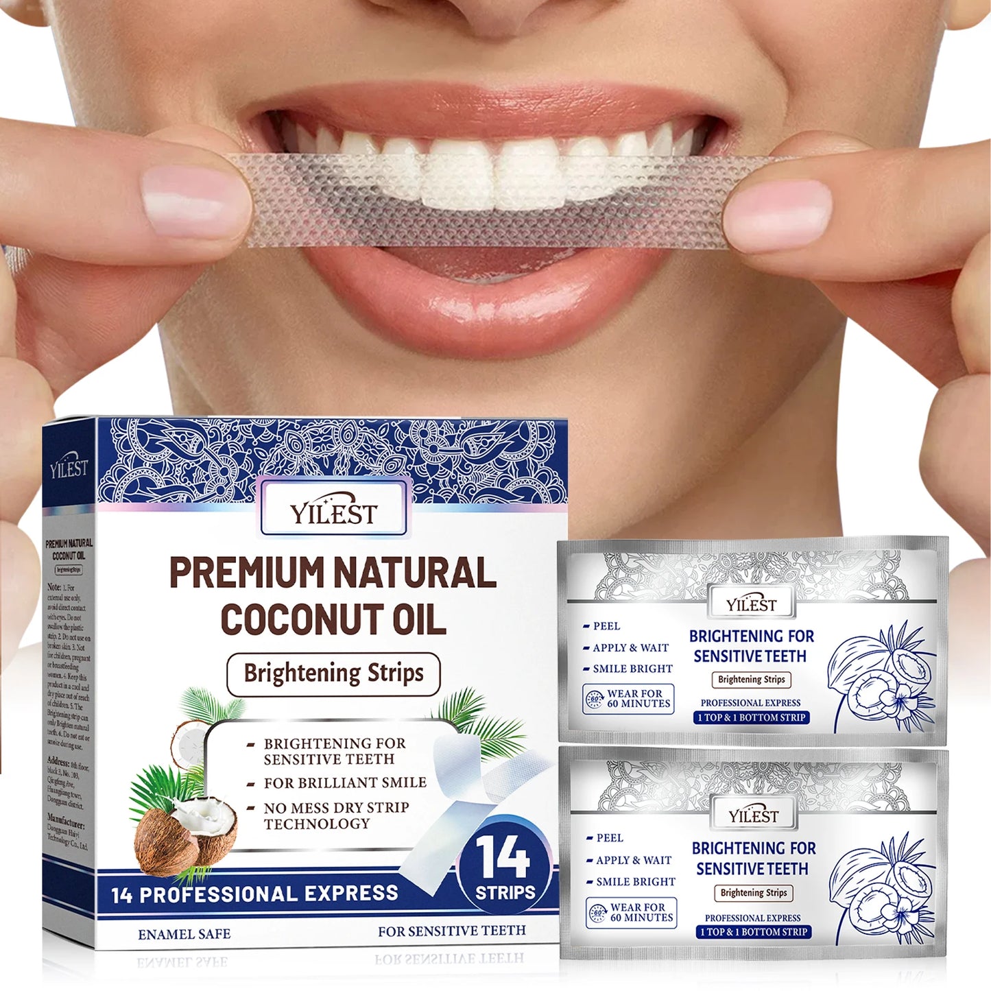 Whitening Strip for fresh and shine teeth